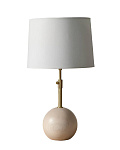 Настольная лампа с основанием из дерева Тулон, фото 1